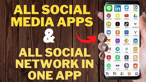 All Social Media App And Social Network In On App ! Latest 2021 App ! All In One App