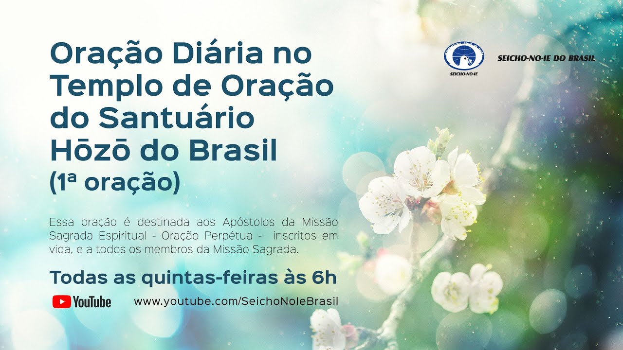 Oração Diária no Templo de Oração do Santuário Hōzō do Brasil