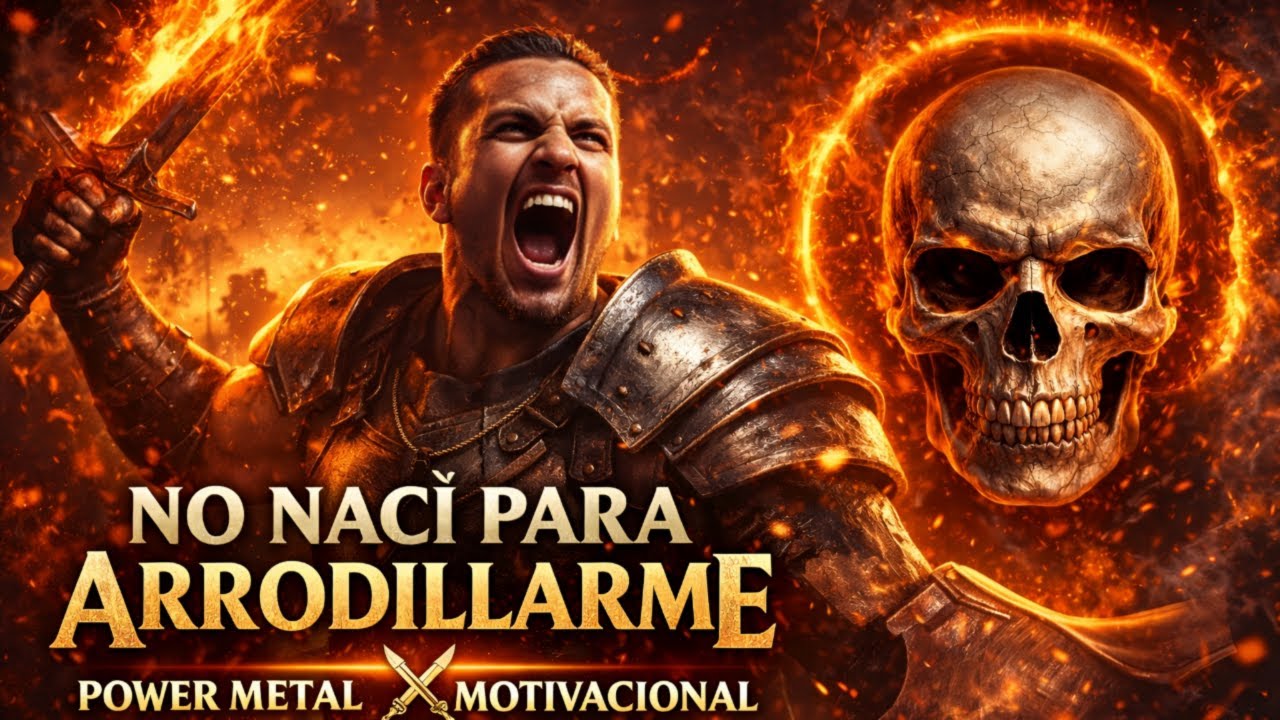 No Nací para Arrodillarme ⚔️ Power Metal Motivacional | Himno Épico de Fuerza y Superación