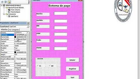 Como crear un sistema de pago para excel en visual basic