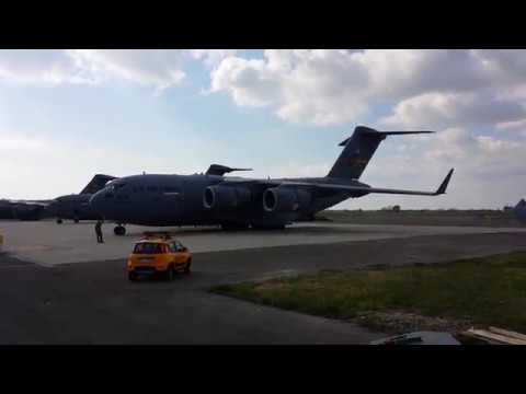 C17 Globemaster reverse push back