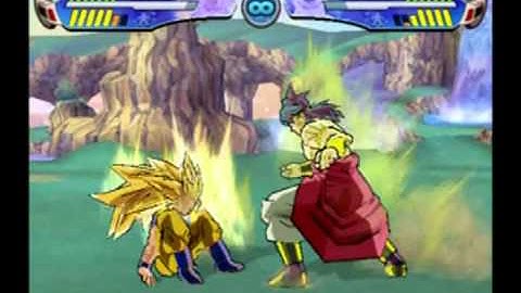 DBZ Budokai 3 Goku (SS4) vs Broly