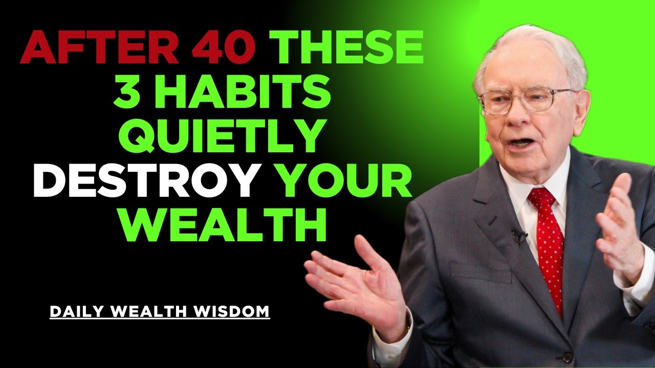 Warren Buffett: After 40, These 3 Habits Quietly Destroy Your Wealth