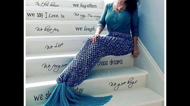 Stunning Crochet Mermaid Tail: Perfect for Adults