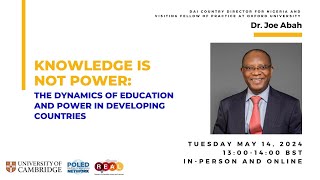 REAL Knowledge is Not Power