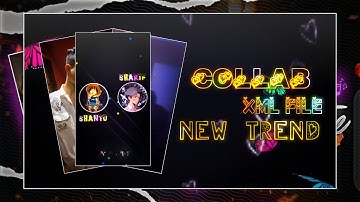 Collaboration with @SHANTOEDITS || New Trend Collaboration Xml File || by @xssharif