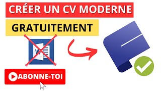 Créer un cv moderne gratuitement