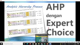 Tutorial AHP dengan Expert Choice - Strategi Penanggulangan Pengangguran dengan AHP - Expert Choice screenshot 5