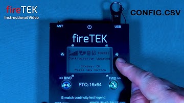 fireTEK Instructional Video: Configuration Files (CONFIG.CSV)