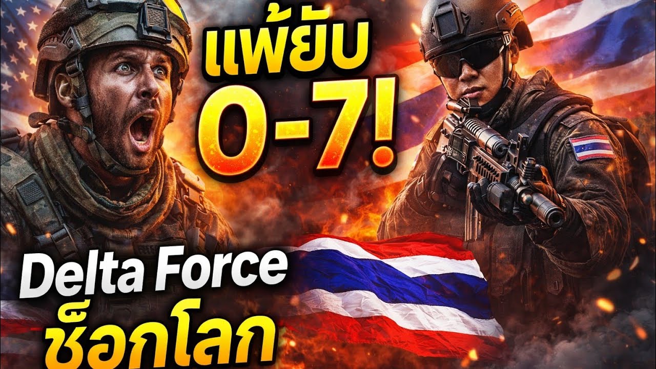 ช็อกโลกทหาร! Delta Force ท้าพนัน 10,000 ดอลลาร์ แต่พ่ายหน่วยรบพิเศษไทย 0-7