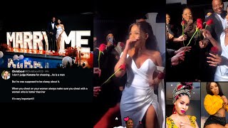 After Kwesta Proposes For The Second Time He Was Exposed For Cheating || Was He Apologising?