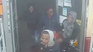 Worker Tries To Fight Thieves