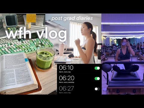 DAY IN MY LIFE - wfh desk setup, 6am productive morning routine, what i eat (ft. BUYDEEM)