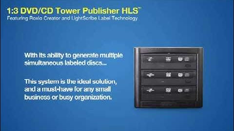 Aleratec 1:3 DVD/CD Tower Publisher HLS part # 260162 LightScribe Duplicator
