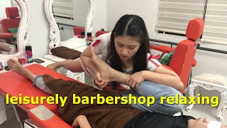 [Full video] leisurely barbershop services in Vietnam. relax hunter