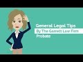 Probate sounds like such a scary word, like reprobate or probation, but all it really means is settling your estate, proving what you have, proving who you owe, and distributing the rest to your heirs. In Texas, it can be relatively simple. Watch this video for more information on probate in Texas.