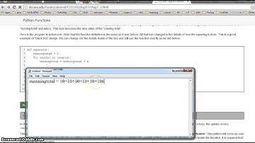 Python Accumulator Pattern CodeLens