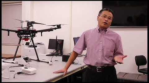 Dr Wenxuan  Guo uses drones for plant science research