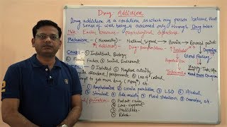 Drug Addiction- Basic Introduction in Detail (HINDI) By Solution Pharmacy