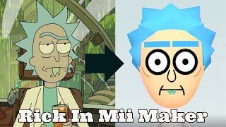 How To Make Rick In Mii Maker