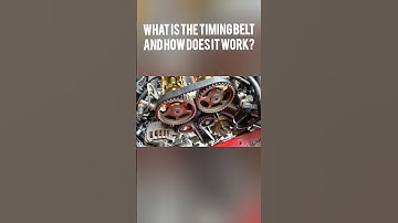 What is the timing belt and how does it work?