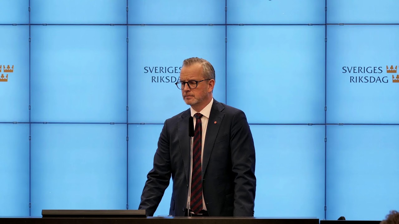 LIVE: Damberg kommenterar finansministerns chockbesked till det svenska folket