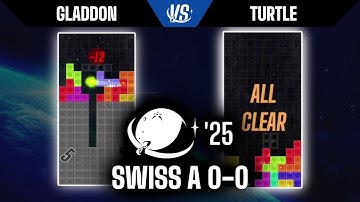 GLADDON vs TURTLE - Swiss A 0-0 - TETR.IO World Championship 