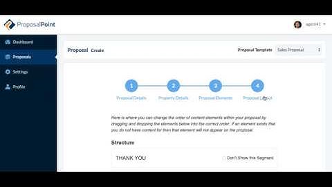 ProposalPoint Training Video 8: How to Add a New Proposal - Proposal Layout