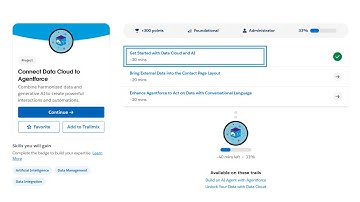 Get Started with Data Cloud and AI | Connect Data Cloud to Agentforce | Salesforce