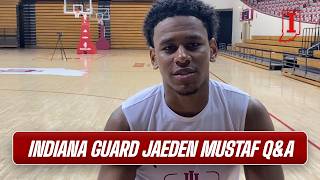 Player Perspective: Jaeden Mustaf talks start of Indiana basketball official practice