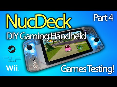 NucDeck - The DIY windows gaming handheld - Episode Four - Games Testing