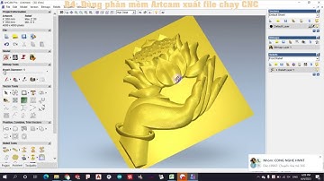 Hướng dẫn tải và xuất Gcode cho máy CNC đục gỗ || Dùng phần mềm Jdpaint và Artcam