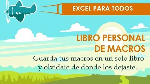 Libro personal de Macros