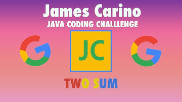 Google Coding Interview Question: Two Sum in Java