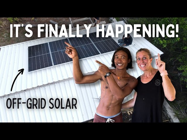 Powering Our OFF-GRID Island Home! class=