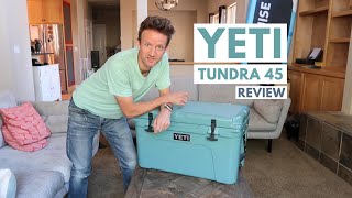 YETI COOLER REVIEW  Is the expensive YETI Tundra 45 Cooler Worth The Cost? [2021]