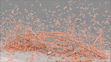 3500 Jenga Block Bridge - Blender Bullet Physics FAIL!