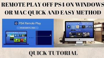 How To: Remote Play PS4 on PC or Mac (Update 3.50!) Remote Play Ps4