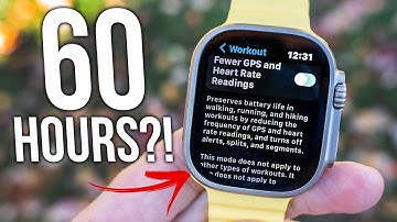 60 Hours of Battery Life?! - Testing Low Power Mode for Apple Watch Ultra!