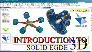 SESSION 5 ❗️ INTRODUCTION TO SOLID EDGE 2024 3D | SOLID EDGE SWEEP 3D TUTORIAL IN ENGLISH