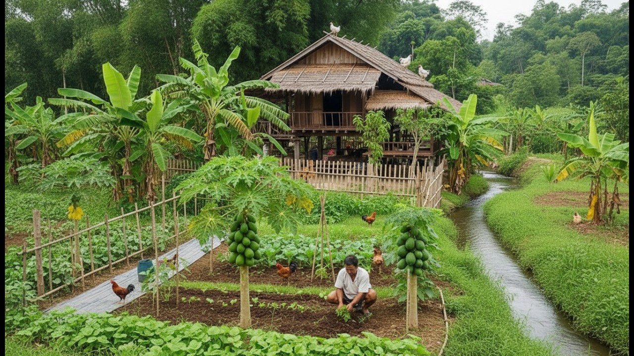 Relaxing rural melodies and natural sounds for peaceful living | Countryside Life #stressrelief