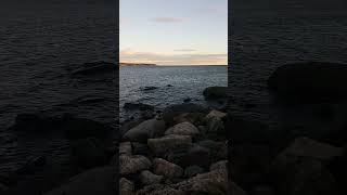 Autumn sundown over Fläsian