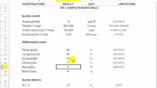 Pathology lab software in excel file. #pathology #labs
