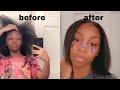 STRAIGHTENING MY HAIR FOR THE FIRST TIME ... fail | 2YRS POST BIG CHOP