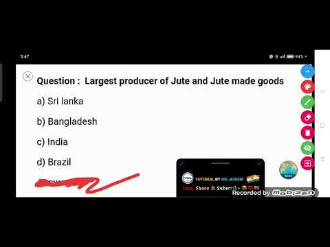 Largest Producer Of Jute And Jute Made Goods