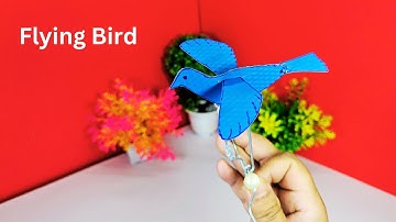 How to make Flying Bird Super Mechanism  ||  DIY Flying Bird Automaton   #diy   #craft
