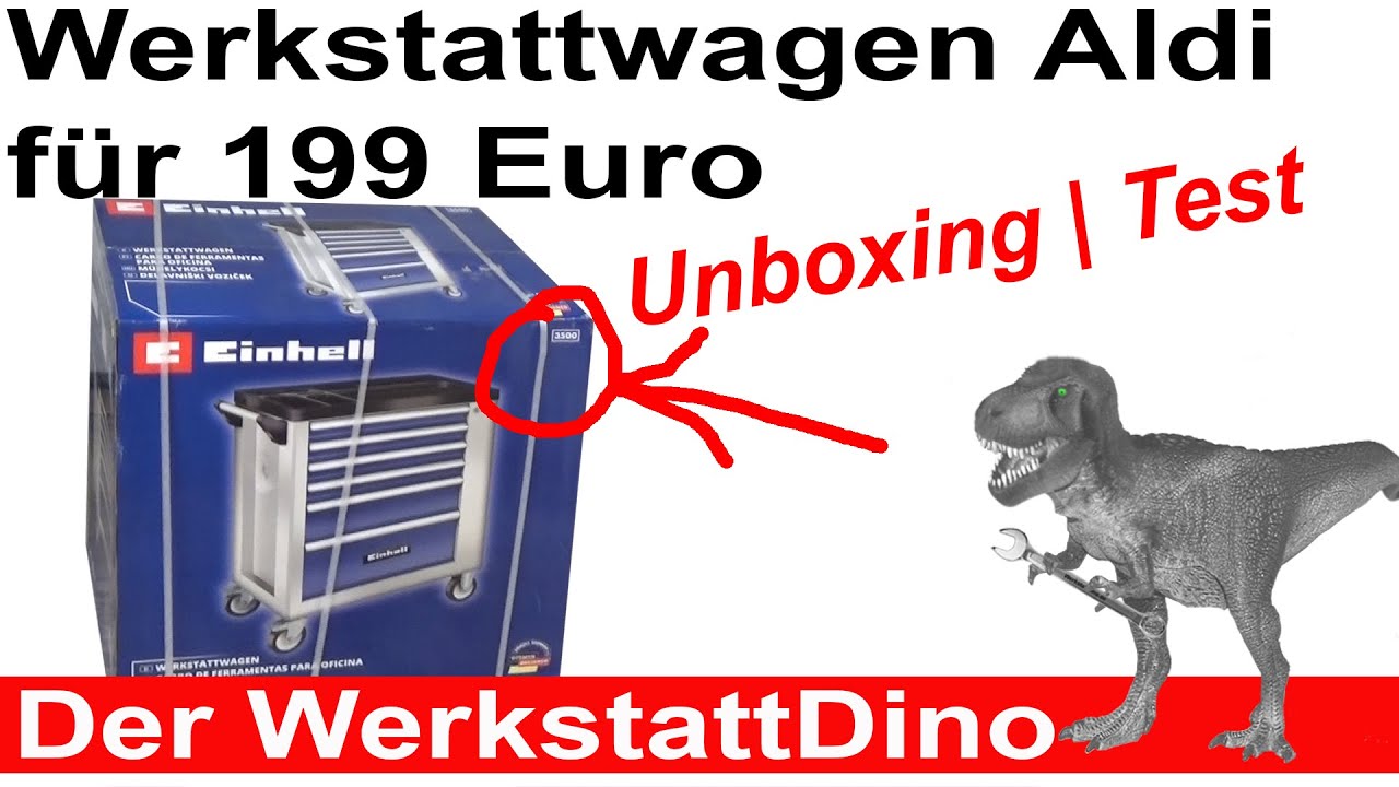 Werkstattwagen Einhell Aldi (für 199 Euro) - YouTube