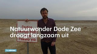 Bijzondere rondleiding: Dode Zee droogt langzaam uit  - RTL NIEUWS