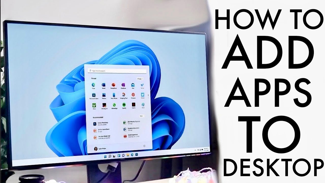How To Add Apps To Windows 11 Desktop 2024 YouTube