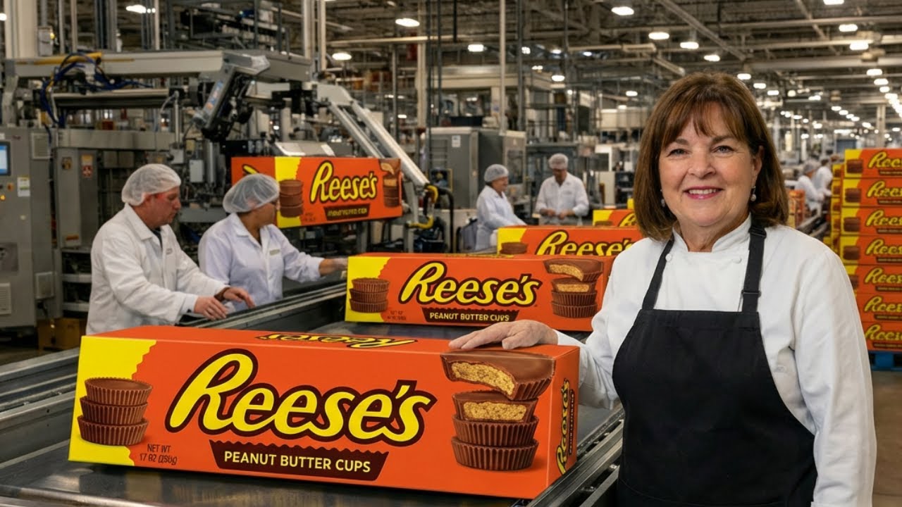 Inside the Classic Reese’s Factory: Ina Garten’s American Candy Favorite (Full Process)